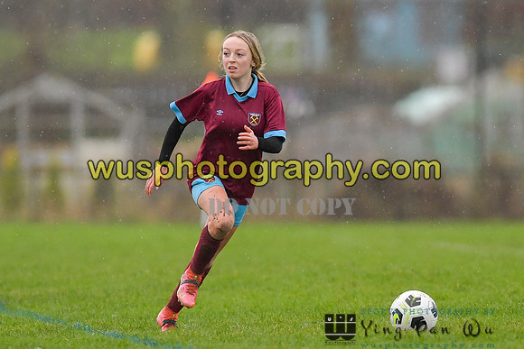 20220108-101727 Tottenham Hotspur Women FC JTP U15 v West Ham United Performance Girls U16