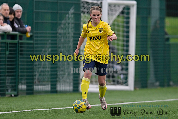 20241109-101117 West Ham United Performance Claret Girls U14 v Oxford United Girls U14