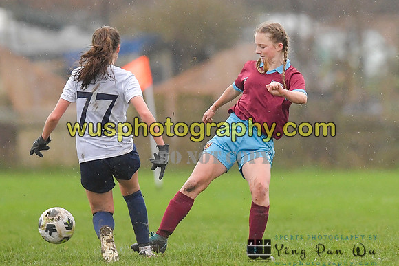 20220108-102036 Tottenham Hotspur Women FC JTP U15 v West Ham United Performance Girls U16