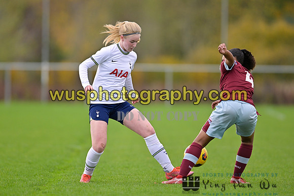 20221119-100549A Tottenham Hotspur Women FC Academy U15 v West Ham United Academy Girls U15