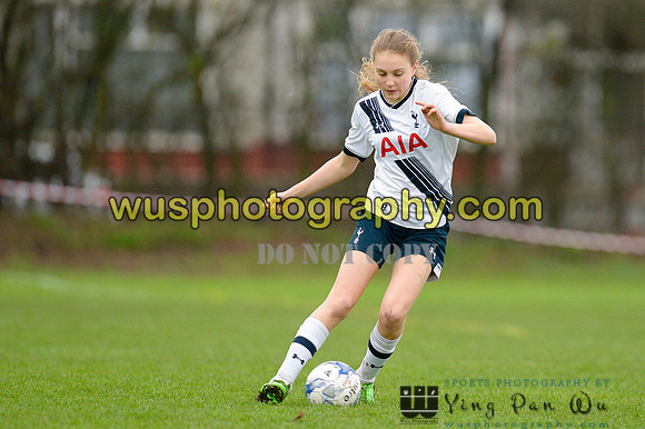 20160206-120438-2 Tottenham Hotspur Girls U14 v Harvesters FC Girls U14