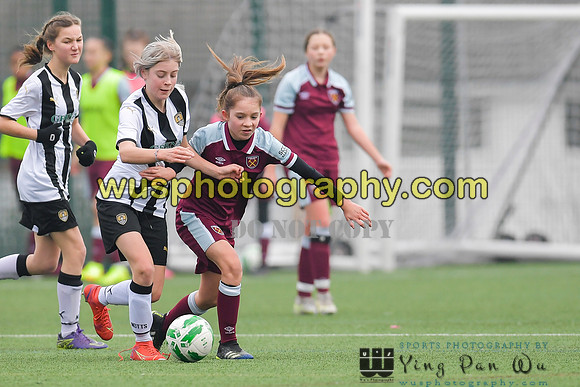 20220115-133812 West Ham United Academy Girls U14 v Notts County FC Girls U14