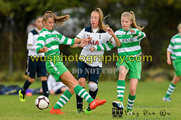 20161002-110322-2 Tottenham Hotspur Girls U14 v Writtle Minors FC Girls U14